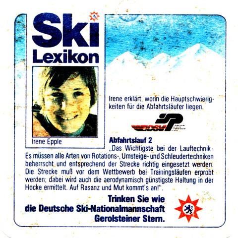 gerolstein dau-rp gerolsteiner ski lexikon 1b (quad185-irene epple)